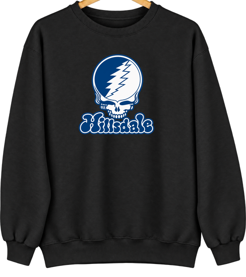 Hillsdale Stealie Premium Unisex Crewneck — Design: Hillsdale College — Black