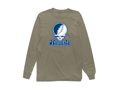 Hillsdale Stealie Premium Unisex Long-Sleeve — Design: Hillsdale College — Sandstone