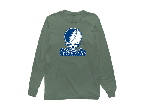 Hillsdale Stealie Premium Unisex Long-Sleeve — Design: Hillsdale College — Light Green
