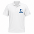 Hillsdale Stealie Premium Unisex Polo — Design: Hillsdale College — White