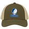 Hillsdale Stealie Premium Unisex Trucker Cap — Design: Hillsdale College — Moss/Khaki