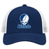 Hillsdale Stealie Premium Unisex Trucker Cap — Design: Hillsdale College — Navy/White