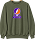 Hobart Stealie Premium Unisex Crewneck — Design: Hobart College — Military Green