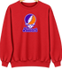 Hobart Stealie Premium Unisex Crewneck — Design: Hobart College — Red