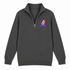 Hobart Stealie Premium Unisex Quarter-Zip — Design: Hobart College — Charcoal