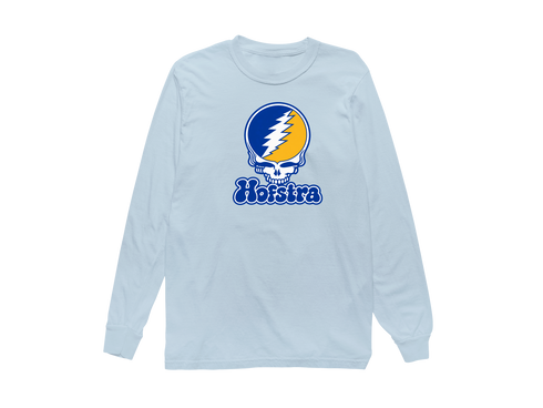 Hofstra Stealie Premium Unisex Long-Sleeve — Design: Hofstra University — Chambray