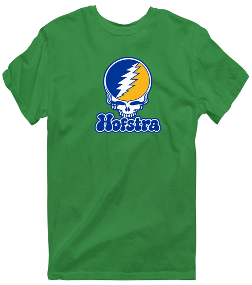 Hofstra Stealie Premium Unisex T-Shirt — Design: Hofstra University — Irish Green