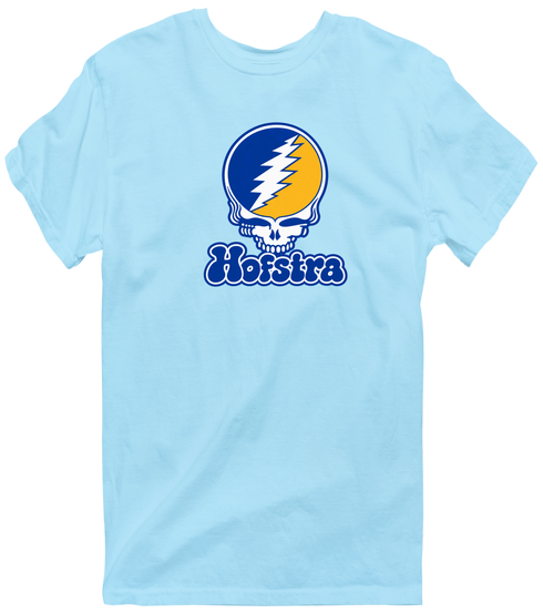 Hofstra Stealie Premium Unisex T-Shirt — Design: Hofstra University — Light Blue