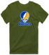 Hofstra Stealie Premium Unisex T-Shirt — Design: Hofstra University — Military Green