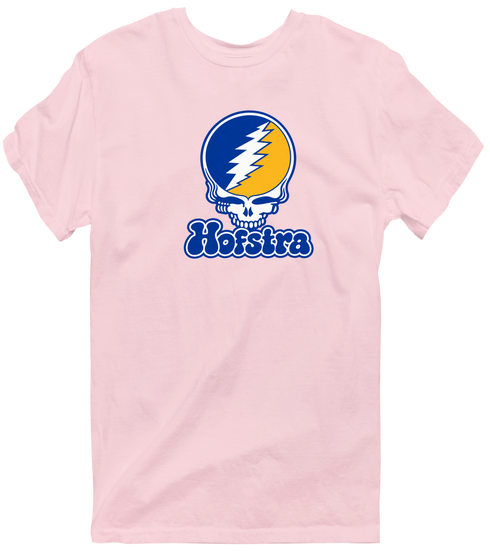 Hofstra Stealie Premium Unisex T-Shirt — Design: Hofstra University — Light Pink