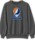 Houston Baseball Stealie Grateful Dead Crewneck — Houston Astros — Dark Heather