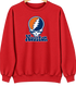 Houston Baseball Stealie Grateful Dead Crewneck — Houston Astros — Red