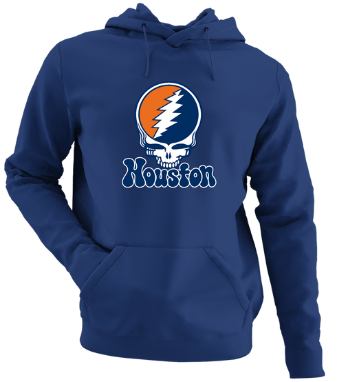 Houston Baseball Stealie Grateful Dead Hoodie — Houston Astros — Navy