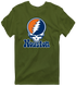Houston Baseball Stealie Grateful Dead T-Shirt — Houston Astros — Military Green