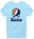 Houston Baseball Stealie Grateful Dead T-Shirt — Houston Astros — Light Blue
