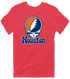 Houston Baseball Stealie Grateful Dead T-Shirt — Houston Astros — Heather Red