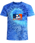 Houston Astros MLB Logo Stealie Tie-Dye T-Shirt