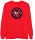 Houston Football Dancing Bear Premium Crewneck — Houston Texans — Red