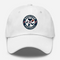 Houston Football Dancing Bear Premium Dad Hat — Houston Texans — White