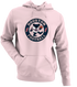 Houston Football Dancing Bear Premium Hoodie — Houston Texans — Light Pink