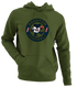 Houston Football Dancing Bear Premium Hoodie — Houston Texans — Military Green