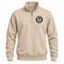 Houston Football Dancing Bear Premium Quarter-Zip — Houston Texans — Sand