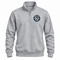 Houston Football Dancing Bear Premium Quarter-Zip — Houston Texans — Sport Grey