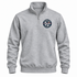 Houston Football Dancing Bear Premium Quarter-Zip — Houston Texans — Sport Grey