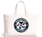 Houston Football Dancing Bear Premium Tote Bag — Houston Texans — White