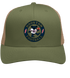 Houston Football Dancing Bear Premium Trucker Cap — Houston Texans — Moss/Khaki
