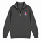 Houston Helmet Stealie Premium Unisex Quarter-Zip — Houston Texans — Charcoal