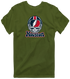 Houston Helmet Stealie Premium Unisex T-Shirt — Houston Texans — Military Green