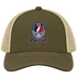 Houston Helmet Stealie Premium Unisex Trucker Cap — Houston Texans — Moss/Khaki