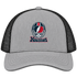 Houston Helmet Stealie Premium Unisex Trucker Cap — Houston Texans — Heather Grey/Black
