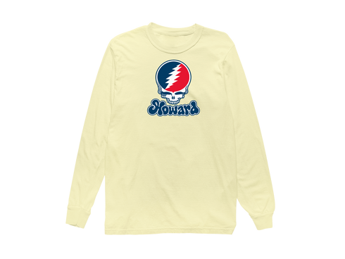 Howard Stealie Premium Unisex Long-Sleeve — Design: Howard University — Butter