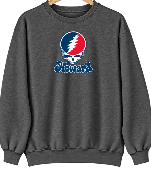 Howard Stealie Premium Unisex Crewneck — Dark Heather