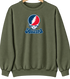 Howard Stealie Premium Unisex Crewneck — Military Green