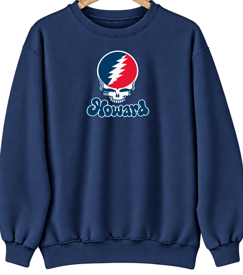 Howard Stealie Premium Unisex Crewneck — Navy