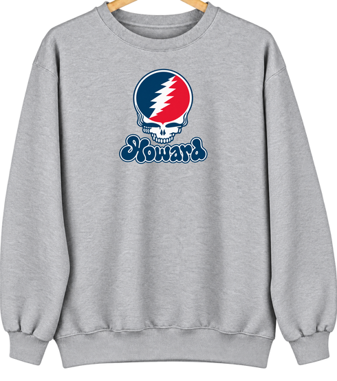 Howard Stealie Premium Unisex Crewneck — Sport Grey