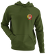 University of Maryland Football - Premium Grateful Dead Left Chest Hoodie - Military Green - 7