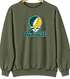 Humboldt Stealie Premium Unisex Crewneck — Design: Humboldt State / Cal Poly Humboldt — Military Green