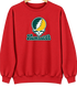 Humboldt Stealie Premium Unisex Crewneck — Design: Humboldt State / Cal Poly Humboldt — Red