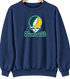 Humboldt Stealie Premium Unisex Crewneck — Design: Humboldt State / Cal Poly Humboldt — Navy