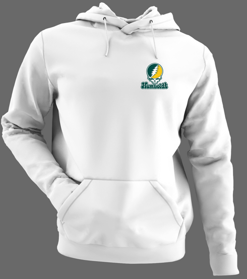 Humboldt Stealie Premium Unisex Hoodie — White/Grey