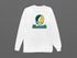 Humboldt Stealie Premium Unisex Long-Sleeve — Design: Humboldt State / Cal Poly Humboldt — White
