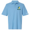 Humboldt Stealie Premium Unisex Polo — Design: Humboldt State / Cal Poly Humboldt — Blue