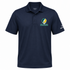 Humboldt Stealie Premium Unisex Polo — Design: Humboldt State / Cal Poly Humboldt — Navy
