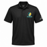 Humboldt Stealie Premium Unisex Polo — Design: Humboldt State / Cal Poly Humboldt — Black