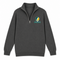 Humboldt Stealie Premium Unisex Quarter-Zip — Design: Humboldt State / Cal Poly Humboldt — Charcoal