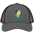 Humboldt Stealie Premium Unisex Trucker Cap — Design: Humboldt State / Cal Poly Humboldt — Charcoal/Black